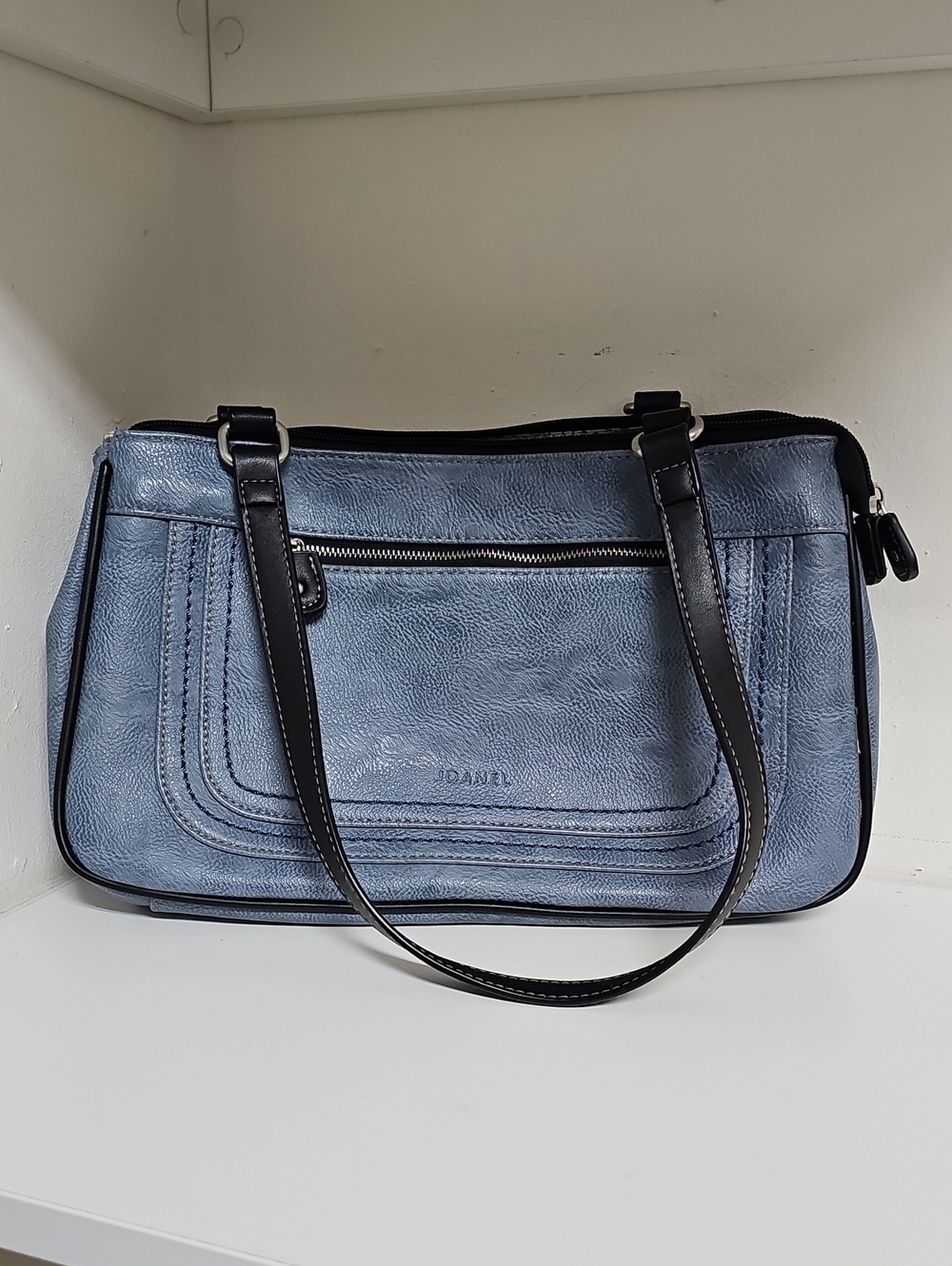 Joanel Blue Women's Faux Leather Shoulder Bag